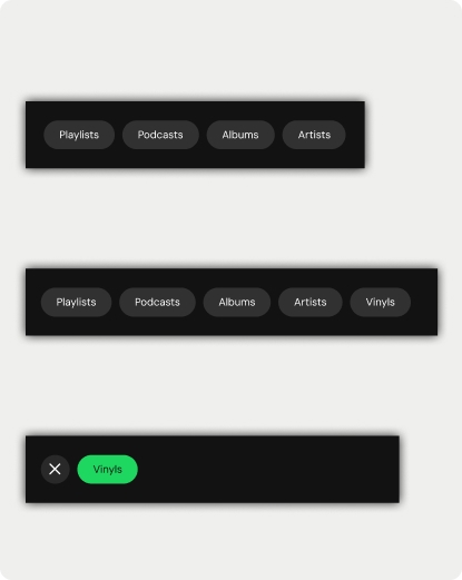 Vinyl Mode screen